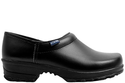 salg af SIKA SORT TRÆSKO MED HÆLKAPPE