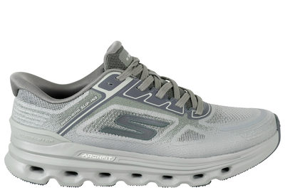 salg af SKECHERS GO RUN GLIDE-STEP ARCH FIT GREY GREEN SLIP-INS