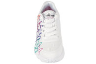 SKECHERS UNO LITE - METALLIC JOY HEARTS WHITE SNEAKER
