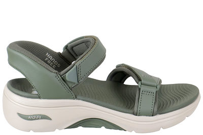 salg af SKECHERS GO WALK ARCH FIT OLIVE GREEN SANDAL