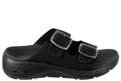 salg af SKECHERS GO WALK ARCH FIT 2.0 SANDAL CHLOE BLACK SLENTERS