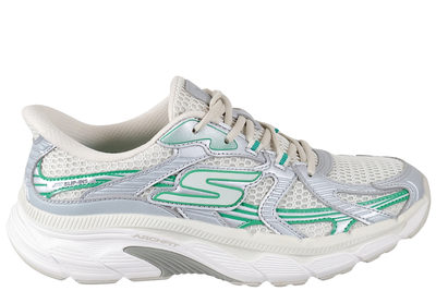 salg af SKECHERS GO RUN ARCH FIT 2.0 JUNIPER SILVER WHITE SLIP-INS