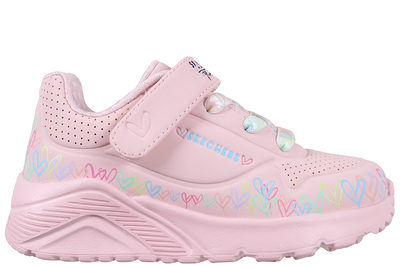 salg af SKECHERS UNO LITE HEART CRAZE PINK SNEAKER