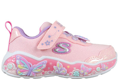 salg af SKECHERS S LIGHTS LIL BUTTERFLY BLISS PINK SNEAKER