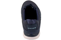 SKECHERS I BLÅT PU OG TEKSTIL