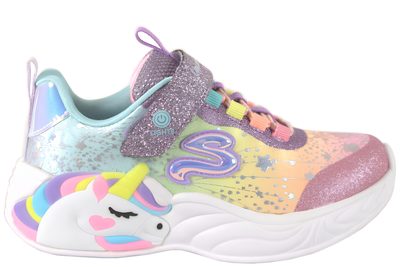 salg af SKECHERS S LIGHTS UNICORN DREAMS SNEAKERS MED LYS