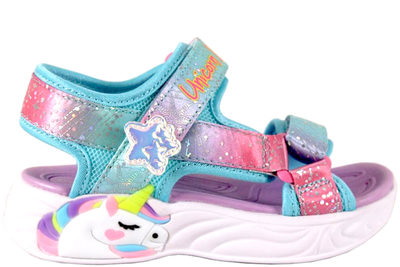 salg af SKECHERS S LIGHTS UNICORN DREAMS SANDAL MED LYS