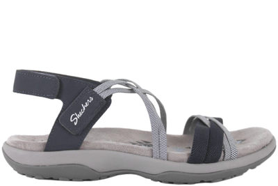salg af SKECHERS REGGAE SLIN BLÅ SANDAL