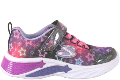 salg af SKECHERS S LIGHTS - STAR SPARKS LILLA SNEAKERS MED LYS