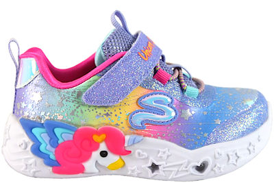 salg af SKECHERS S LIGHTS-UNICORN CHARMER - TWILIGHT DREAM