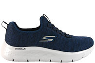 salg af SKECHERS GO WALK FLEX BLÅ SNEAKERS