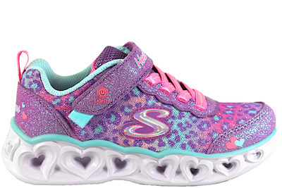 salg af SKECHERS LOVE MATCH SNEAKERS MED LYS