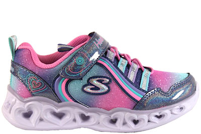 salg af SKECHERS HEART LIGHTS - RAINBOW LUX MED LYS