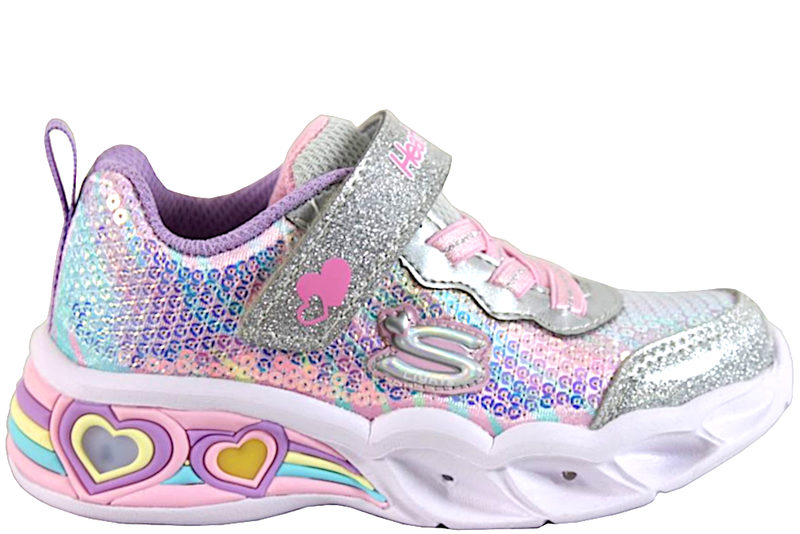 Køb SKECHERS LIGHTS-LET SHINE FRITIDSSKO - Salg af Sneakers til piger