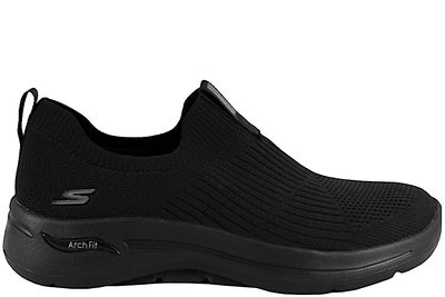 salg af SKECHERS GO WALK ARCH FIT - ICONIC BLACK SNEAKERS