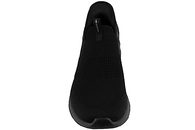 SKECHERS ULTRA FLEX COZY STREAK BLACK SLIP-INS