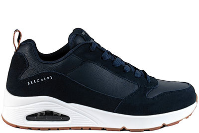 salg af SKECHERS STREET UNO STACRE BLÅ SNEAKERS