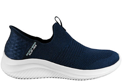 salg af SKECHERS ULTRA FLEX 3.0 SMOOTH STEP BLUE VEGAN SNEAKERS