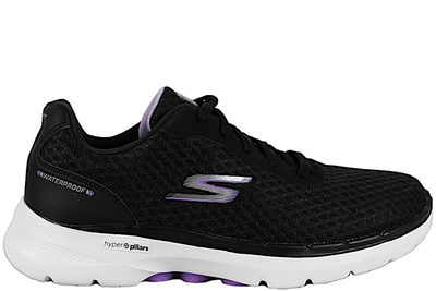 salg af SKECHERS GO WALK 6 VENECIA SNEAKERS I SORT TEKSTIL