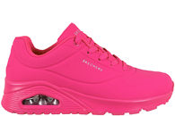 salg af SKECHERS UNO NIGHT SHADES HOT PINK SNEAKERS