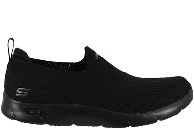 salg af SKECHERS ARCH FIT REFINE DONT GO BLACK SNEAKERS