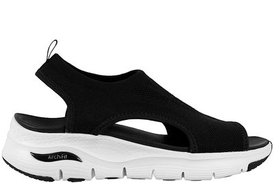 salg af SKECHERS ARCH FIT CITY CATCH BLACK SANDAL