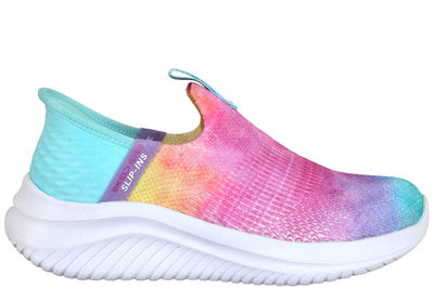 salg af SKECHERS ULTRA FLEX 3.0 PASTEL CLOUDS RAINBOW