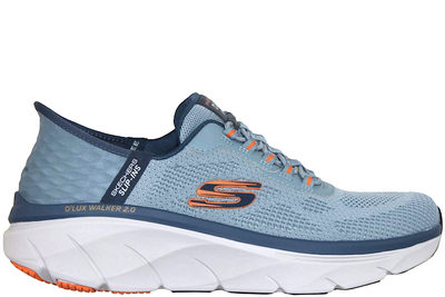 salg af SKECHERS DLUX WALKER 2.0 - REZINATE. SLIP IN LIGHT BLUE