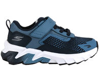 salg af SKECHERS ELITE SPORT TREAD SNEAKERS I BLÅ TEKSTIL