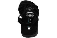 SKECHERS SANDAL I SORT TEKSTIL