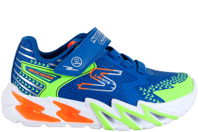 salg af SKECHERS S LIGHT - FLEX-GLOW BOLT SKO I BLÅT TEKSTIL OG PU