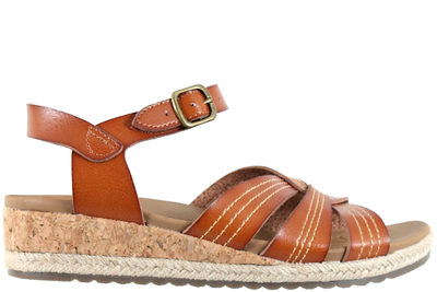 salg af SKECHERS BREEZIE SANDAL I BRUNT SYNTET