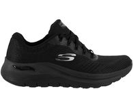 salg af SKECHERS ARCH FIT 2.0 BIG LEAUGE SNEAKERS I SORT TEKSTIL