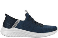 salg af SKECHERS ULTRA FLEX 3.0 - RIGHT AWAY SNEAKERS I BLÅ TEKSTIL SLIP-INS