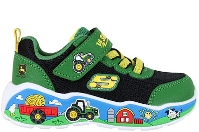 salg af SKECHERS PLAY SCENE BARN SQUAD BUDDIES GREEN