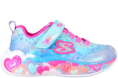 salg af SKECHERS LIGHTS ETERNAL HEART LIGHTS LIGHT BLUE SNEAKER
