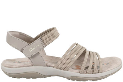 salg af SKECHERS RAGGAE SLIM COFFEE RUN BEIGE SANDAL