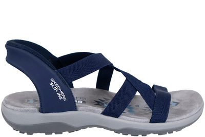 salg af SKECHERS RAGGAE SLIM STRETCH FLEX NAVY BLUE SANDAL