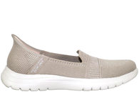 salg af SKECHERS - ON THE GO FLEX BEIGE FRITIDSSKO SLIP-INS