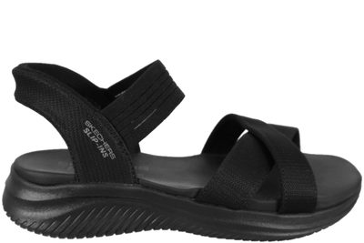 salg af SKECHERS ULTRA FLEX NEVER BETTER BLACK SANDAL