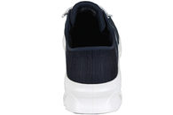 SKECHERS SNEAKERS I NAVY BLÅT TEKSTIL