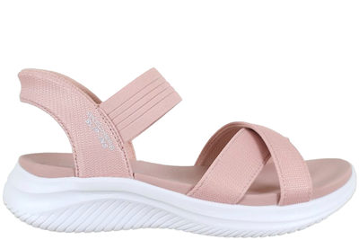 salg af SKECHERS ULTRA FLEX NEVER BETTER BLUSH SANDAL SLIP-INS