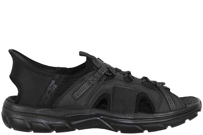 salg af SKECHERS REVOLTED SS-MERRICK BLACK SANDAL SLIP-INS
