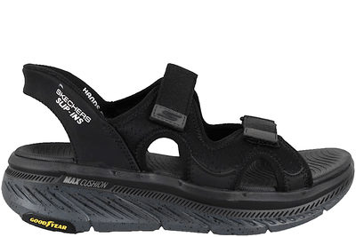salg af SKECHERS MAX CUSHIONING PREMIER 2.0 SANDAL - JULIAN BLACK SLIP-INS