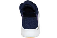 SKECHERS SNEAKERS I NAVYBLÅT TEKSTIL
