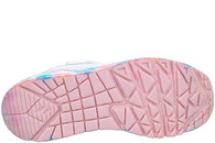 SKECHERS SNEAKERS I HVIDT PU TIL PIGER