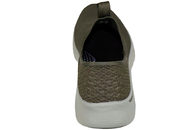 SKECHERS SNEAKERS I OLIVENGRØNT TEKSTIL