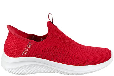salg af SKECHERS ULTRA FLEX 3.0 EASY WIN RED SNEAKER SLIP-INS