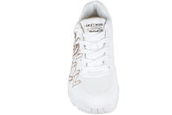 SKECHERS UNO - GOLDEN HEART WHITE SNEAKER