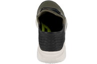 SKECHERS SNEAKERS I OLIVENGRØNT TEKSTIL OG PU